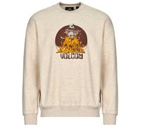 Volcom Sweatshirt FA CALLUM ROONEY CREW in Beige EU XL