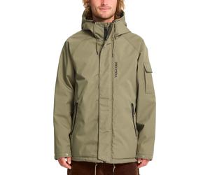Volcom - Thick Hooded Jacket - Stoke Stone II 10K Jacket Wintermoss for Men - Size S - Green Green S