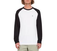 Volcom tshirt long sleeve mens cotton crew neck Pen black HALF PRICE