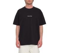 Volcom tshirt short sleeve mens cotton crew neck Stone black HALF PRICE