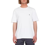 Volcom tshirt short sleeve mens cotton crew neck Stone Blanks white HALF PRICE