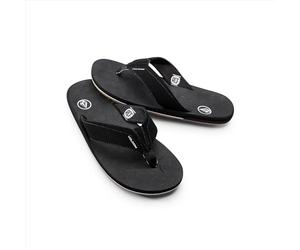 Volcom Unisex's Victor Flip-Flop Sandal, Black-New, 10 UK