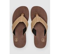 Volcom Victor Sandals brown khaki 7.0