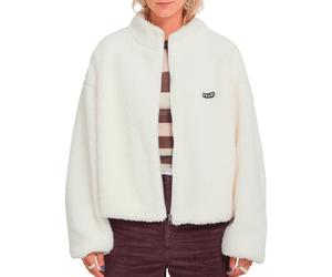Volcom - Warm zipped fleece - Wylding Out Sherpa W Off White for Women in Cotton - Size L White L