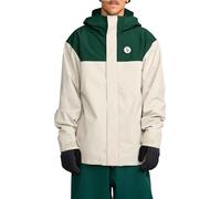 Volcom - Waterproof and breathable snowboard Jacket - Buckthreeeighty Jacket Stone for Men - Size L - Beige Beige L