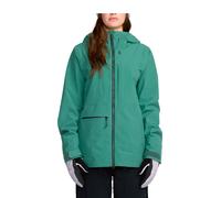 Volcom - Waterproof and breathable Snowboard jacket - Cloudbreaker Stretch 30K Jacket W Spruce Green for Women - Size S Green S