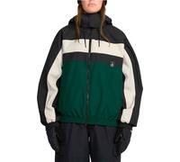 Volcom - Waterproof and breathable snowboard Jacket - DLM Jacket Black Green - Size M Green M