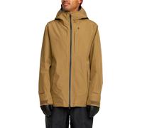 Volcom - Waterproof and breathable Snowboard jacket in GORE-TEX ePE - Tester 3L Gore-Tex Jacket Bronze for Men - Size S - Brown Brown S