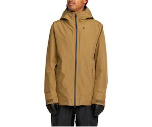 Volcom - Waterproof and breathable Snowboard jacket in GORE-TEX ePE - Tester 3L Gore-Tex Jacket Bronze for Men - Size M - Brown Brown M