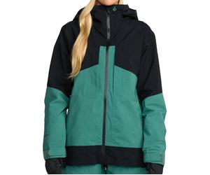 Volcom - Waterproof and breathable Snowboard jacket in GORE-TEX ePE- Women's - At Stretch Gore-Tex Jacket W Spruce Green for Women - Size XS Green XS