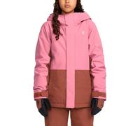 Volcom - Waterproof and breathable Snowboard jacket - Sass'N'Frass Insulated Jacket Mesa Rose in Recycled Polyester - Kid Size S - Pink Pink S
