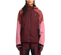 Volcom - Waterproof and insulating snowboard Jacket - Agate Insulated Jacket W Oxblood for Women - Size S - Burgundy Burgundy S