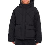 Volcom - Waterproof hooded insulated jacket - Women's - Out Of Boxy Puff - Out Of Boxy Puff W Black for Women in Nylon - Size XS Black XS