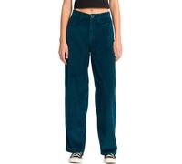 Volcom - Women's corduroy Pants - Weellow II Cord Pant W Emerald Green for Women - Size 29 US Green 29 US