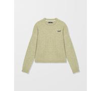 VOLCOM - Womens Bubble Tease Sweater - Green Tea - Casual Long Sleeve Knitwear