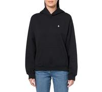 Volcom Women's Costus Pollover Baselayer Hooded Fleece Snow Sweatshirt, Black S5, S