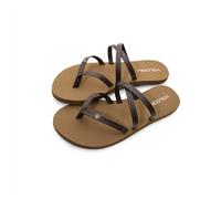 Volcom Women's Easy Breezy Ii Flip Flop Sandals, Brown - New, 7 UK