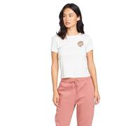Volcom Women's Have a Clue Short Sleeve Tee, Star White 324, S