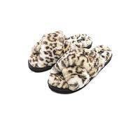 Volcom Women's Lived in Lounge Slip Slide Sandal, Cheetah, 6 UK