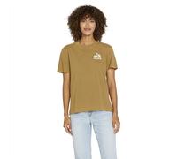 Volcom Women's Lock It Up Short Sleeve Tee, Rustic Brown, XS