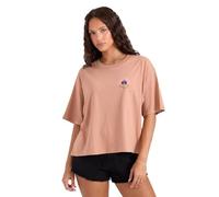 Volcom Women's Short Sleeve T-Shirt - Crew Neck, Graphic, 100% Cotton, Pale Khaki, M