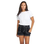 Volcom Women's Stone Kraft Low Rise Utility Short, Black, 32