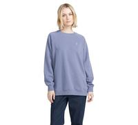 Volcom Women's Stone Magic Boyfriend Crew Fleece Sweatshirt, Denim, Medium