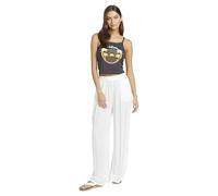 Volcom Women's Stoneshine Junki Wide Leg Beach Pant, Star White 1, XXL