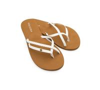 Volcom Women's Thrills Sandal, White - New, 4 UK
