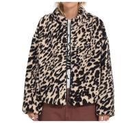 Volcom - Warm zipped fleece - Wylding Out Sherpa W Animal Print for Women - Size M - Beige Beige M