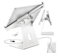 Volcora Tablet Stand iPad Security Holder with Anti-Theft Lock, 9-13 Inch Kiosk Stand Mount, Swivel