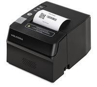 Volcora Thermal Receipt Printer, 80mm USB/Ethernet POS QR Code Printer with Auto Cutter for Cash Drawer/ESC/POS, Compatible with Android/Windows/Linux, Retailer, Restaurant Use, Wall Mount, Black