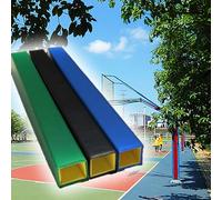 VOLDAX 70.9in Tall Basketball Pole Pads All-Weather Square Basketball Pole Padding Outdoor, for Ultimate Protection and Player Safety(Green,12x12cm/4.7x4.7in)