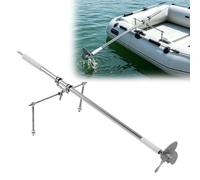 VOLDAX Drill Powered Boat Propeller, Hand Held Trolling Motor with Mount