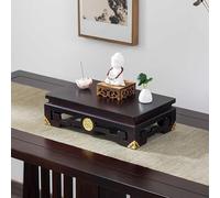 VOLDAX Prayer Altar Personal Shrine Stand Bamboo Meditation Altar Table, with Auspicious Cloud Carving for Homes Temples Ancestral Halls(40cm/15.7in)