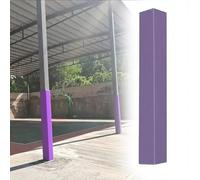 VOLDAX Weatherproof Basketball Pole Pad Heavy Duty Square Pads Outdoor, for Ultimate Protection and Player Safety - Gym Garage Playground Protection(Purple,15x15cm/5.9x5.9in)