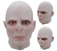 Voldemort Full Head Mask Game Latex Terror Halloween Cosplay Costume Party Prop