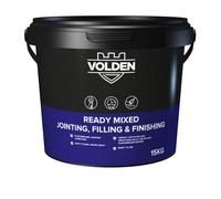 Volden Ready Mixed Plasterboard Jointing, Filling & Finishing Compound 15Kg 9L Tub