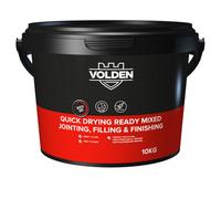 Volden Ready Mixed Quick Dry Plasterboard Jointing, Filling & Finishing Compound 10Kg 6L Tub
