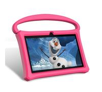 VOLENTEX Kids Tablet 7 inch, Age 3-10, Android 13 PAD for Kids, 32GB ROM Educational Tablets Quad-Core with Shockproof Case for Toddler, Bluetooth, WiFi, Dual Camera (Pink)