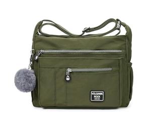 VOLGANIK ROCK Crossbody Bag for Women Medium Size Multi Pockets Handbag Shoulder Bag for Women RFID Pocket Lightweight Water resistant Shoulder Bag for Daily Use Messenger Bag