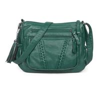 VOLGANIK ROCK Ladies Handbag Soft PU Leather Crossbody Bag for Women Lightweight Shoulder Bag Multi Pockets Crossbody Handbag for Women Ladies