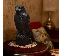 VOLGUT Maltese Falcon statue resin Eagle Sculpture Decoration Sculpture Ornament Collectible Figurine Craft Ornament for Home Office Desktop Decorations