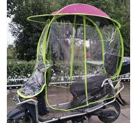 VOLGUT Universal Electric Motorcycle Sunshade Cover Fully Enclosed Motor Scooter Umbrella Waterproof Fold-Away Universal Mobility Scooter Canopy (Color : C)