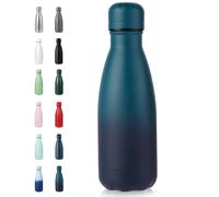 Volhoply 350ml/12oz Small Water Bottle Stainless Steel, BPA Free Insulated Water Bottles, Double Wall Cola Shape Flask, Keeps Cold 24 Hours and Hot 12 Hours for Kids Handbag (Dark Night)