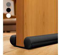 volila 1-Pack Double Sided Draught Excluder for Doors in Black volila Black