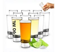 volila 12-Pack Tall Shot Glasses 90ml Heavy Base for Spirits & Cocktails in Clear | Size: 12 Pack volila Clear 12 Pack