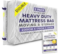 volila 2 Pack Double Mattress Bag - Mattress Protective Storage Bag, Protective Storage Cover, Moving House