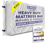 volila 2 Pack King Mattress Bag - Mattress Protective Storage Bag, Protective Storage Cover, Moving House
