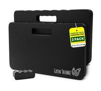 volila 2 Pack of Garden Kneeler Mat Pad High Density Foam in Black volila Black